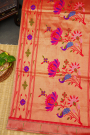 Paithani Silk Royal Blue Saree