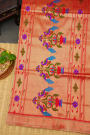 Paithani Silk Sky Blue Saree