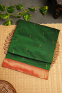 Paithani Silk Bottle Green Saree