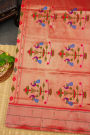 Paithani Silk Sea Blue Saree