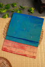 Paithani Silk Peacock Blue Saree