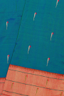 Paithani Silk Peacock Blue Saree