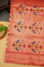 Paithani Silk Royal Blue Saree