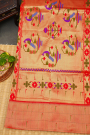 Paithani Silk Parrot Green Saree
