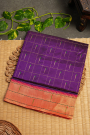 Paithani Silk Violet Saree