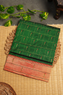 Paithani Silk Bottle Green Saree