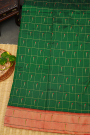 Paithani Silk Bottle Green Saree