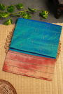Paithani Silk Peacock Blue Saree