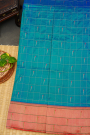 Paithani Silk Peacock Blue Saree