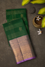 Kuppadam Sico Bottle Green Saree