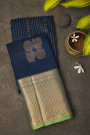 Kuppadam Sico Navy Blue Saree