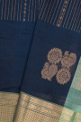 Kuppadam Sico Navy Blue Saree