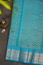 Kuppadam Sico Parrot Green Saree