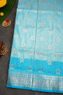 Venkatagiri Silk Sky Blue Saree