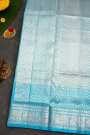 Venkatagiri Silk Sky Blue Saree