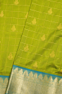 Venkatagiri Silk Parrot Green Saree