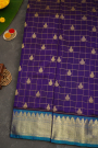Venkatagiri Silk Navy Blue Saree