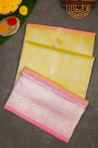 Venkatagiri Silk Yellow Saree