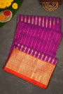 Venkatagiri Silk Purple Saree
