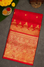 Venkatagiri Silk Red Saree