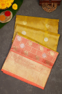 Venkatagiri Silk Yellow Saree