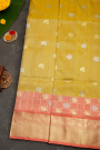 Venkatagiri Silk Yellow Saree