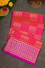 Venkatagiri Silk Peach Saree