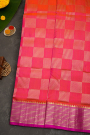 Venkatagiri Silk Peach Saree
