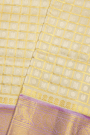 Venkatagiri Silk Off White Saree