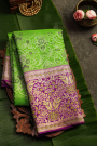 Kancheepuram Silk Parrot Green Saree
