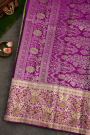 Kancheepuram Silk Parrot Green Saree