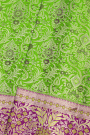 Kancheepuram Silk Parrot Green Saree