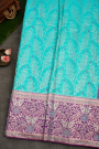 Kancheepuram Silk Sky Blue Saree