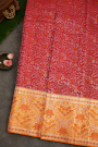 Kancheepuram Silk Red Saree