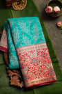 Kancheepuram Silk Sky Blue Saree