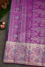 Kancheepuram Silk Sky Blue Saree