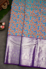 Kancheepuram Silk Blue Saree