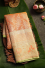 Kancheepuram Silk Peach Saree