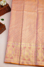 Kancheepuram Silk Peach Saree