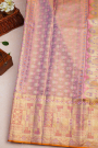 Kancheepuram Silk Peach Saree