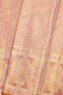Kancheepuram Silk Peach Saree