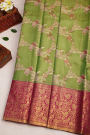 Kancheepuram Silk Green Saree
