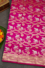 Banarasi Silk Magenta Saree