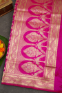 Banarasi Silk Magenta Saree