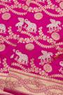 Banarasi Silk Magenta Saree