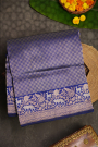 Banarasi Silk Navy Blue Saree