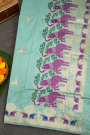 Banarasi Silk Sky Blue Saree