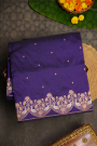Banarasi Silk Navy Blue Saree