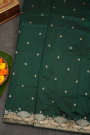 Banarasi Silk Bottle Green Saree