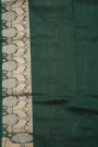 Banarasi Silk Bottle Green Saree
